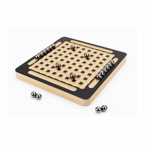 Image of Addictive Mini Magnet Battle Game (Magnetic Chess) for Kids & Adults (Ages 9+) | 2-4 Player Strategy Board Game | Screen-Free Family Game Night & Travel Fun | Includes Board & 20 Magnetic Balls
