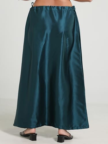 Image of Madhu Fashion Women's Satin Saree Petticoat Saree Underskirt