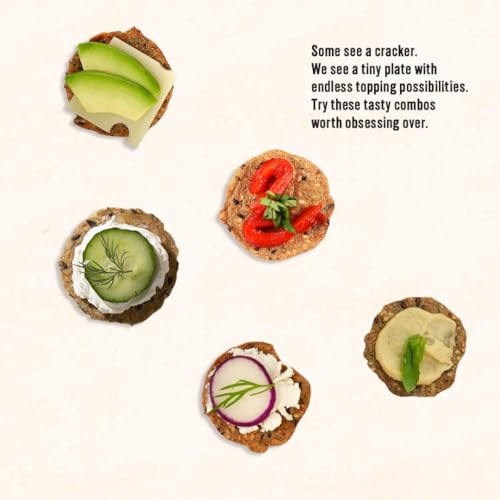 Mary's Gone Crackers Super Seed Crackers, Organic Plant Based Protein, Gluten Free, Rosemary 5 Ounce