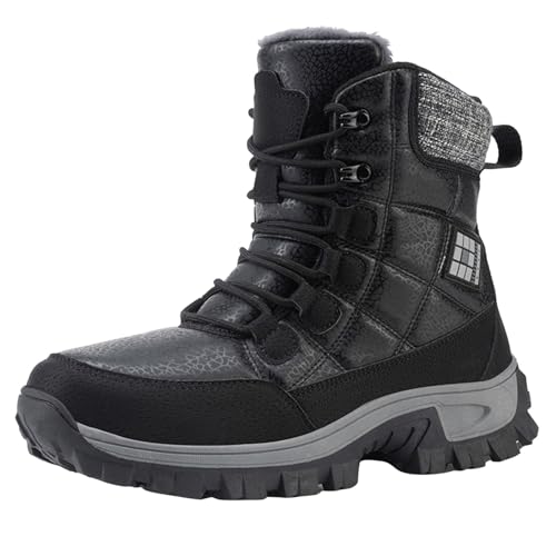 RYTEJFES Botas Nieve Mujer Elegantes Vintage Talla Grande Botas Nieve Outdoor Rebajas Botas De Invierno Antideslizante Comodos Casual Botas De Nieve Original Planas Botines