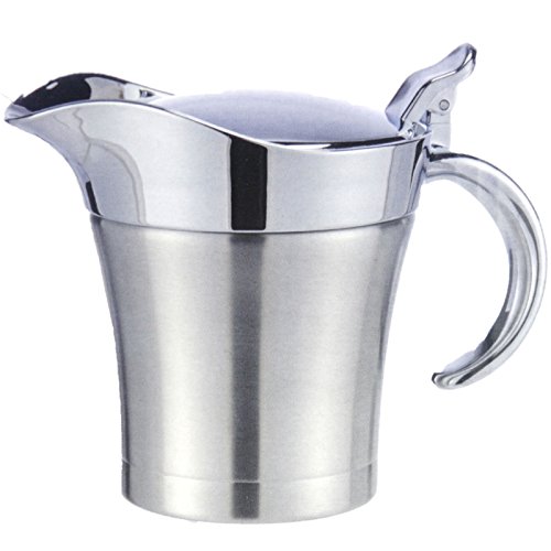 Thermo salsiera salse thermos a doppia parete in acciaio inox ciotola glacette salse