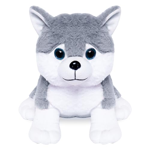 Image of Tinytotem Soft Toys Husky Dog Plushie Plush Toy for Kids Pets Adults Gift for Girls Girlfriend Plushies Huggable Stuffed Animal for Baby Toddlers Gifts
