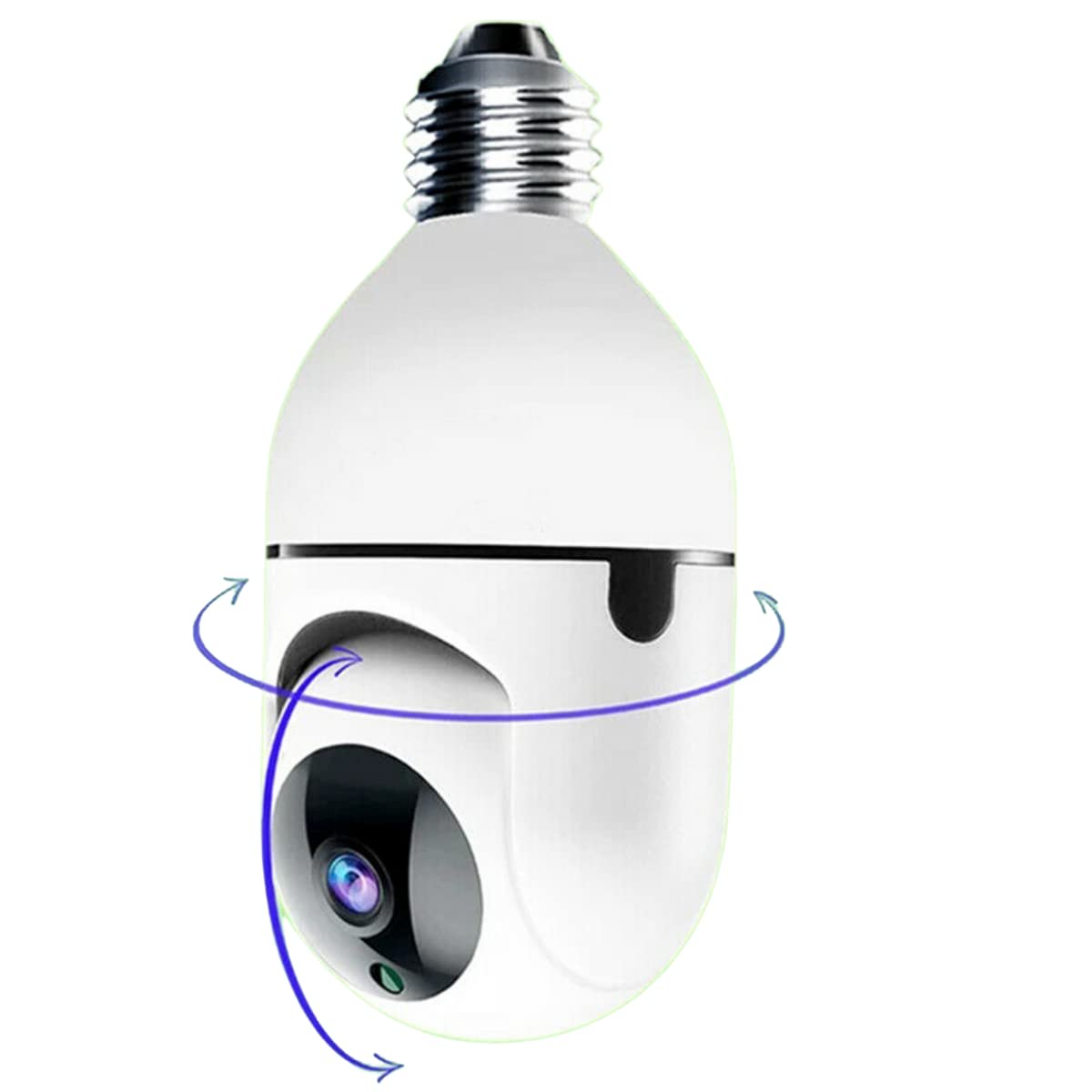 Maizic Smarthome Robo Bulb Camera with Motion Detection ,Live View ,Night Vision , 2Way Intercomm, TF Card Support Upto 128GB, Multi -Function Camera (B09H4PFT73) Amazon Price History, Amazon Price Tracker