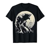 Werewolf Wolf Howling Moon Halloween Alpha Male T-Shirt