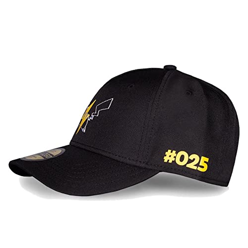 Casquette de baseball Pikachu 025 noire pour vos sorties de dresseur - 3