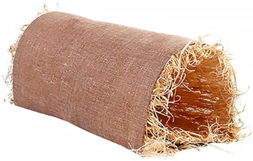 Nature's Grass Straw Tube Willow Tunnel House for Small Animals - Chew Toys for Rabbits, Hamsters, Guinea Pigs - Deft and Attractive