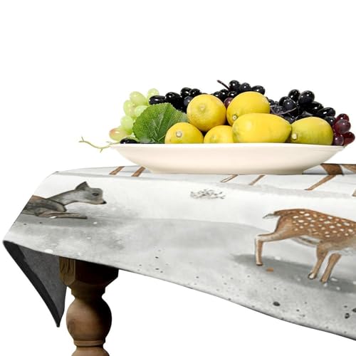Nappe rectangulaire motif animaux pour décoration de table de cuisine conviviale - 7