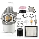 GoaMotors FE290 Carburetor with Fuel Pump Air Filter Replacement for Club Car DS & Carryall models 1992-1997 for Golf Cart 1998-UP DS & Precedent FE290 Engine, #1014523 101805601 101905601 1016438