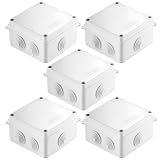Txg Pack 5 Cajas de Registro Estanca Conexiones Cctv
