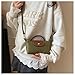 Fashion Mini Nylon Crossbody Bag for Women Tote Bag Colorblock Shoulder Handbag Top Handle Purse Phone Clutch Bag (66108#Olive Green)