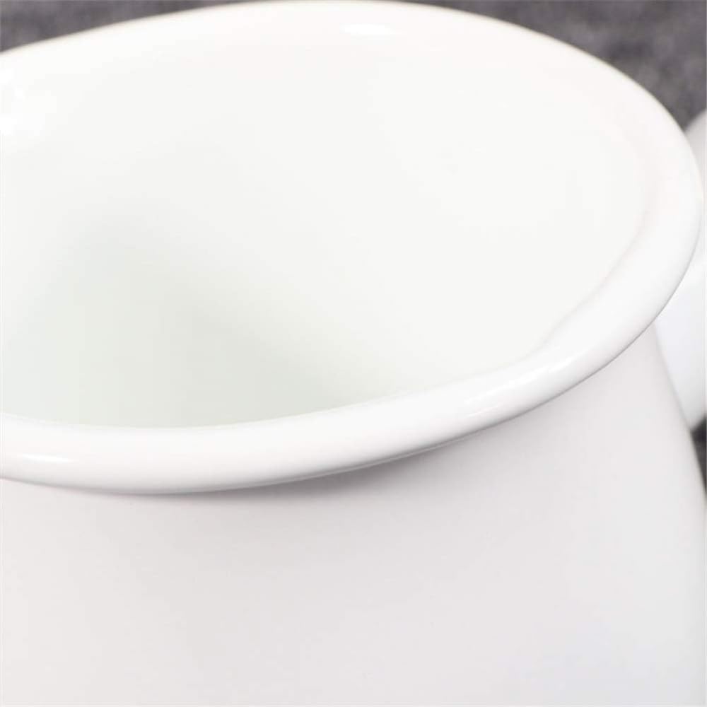 1pc Small Milk Pot Enamel Milk Pan Butter Coffee Warmer Mini Saucepan for Home