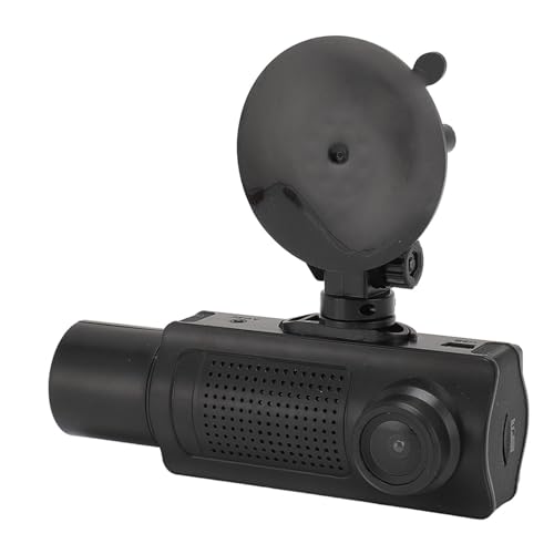Cámara para salpicadero de coche con sensor G, triple lente HD y vigilancia en carretera 5