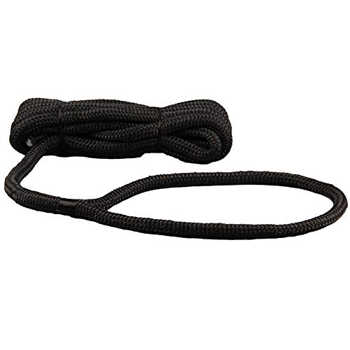 Navyline PES Festmacher-Leine mit Auge - schwarz, Ø und Länge:10mm Ø. 10m lang