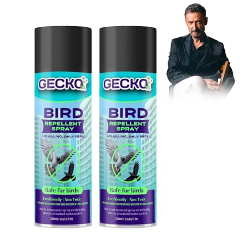 Image of Gecko Bird Repellent For Home And Office | Pigeon Repellent | Bird Control | Non-Toxic| Safe for Birds | No Killing Only Repel - Easy to