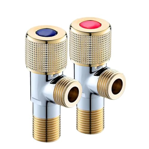 Válvula angular de latón G1/2 para regular la presión del agua en el lavabo 7