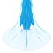 YOSICIL Damen Prinzessin Kleid Frauen Eis Kostüm Weihnachtsfeier Cosplay Halloween Karneval Fasching Party Verkleidung Festlich, Blau, XXL