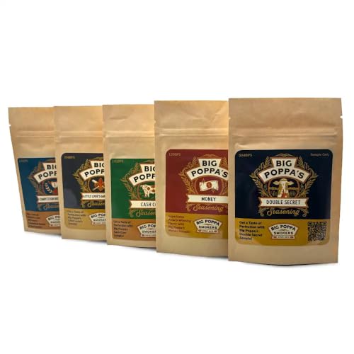 Big Poppa’s Beef Sampler Set – Steakhouse Blend, Savory Garlic