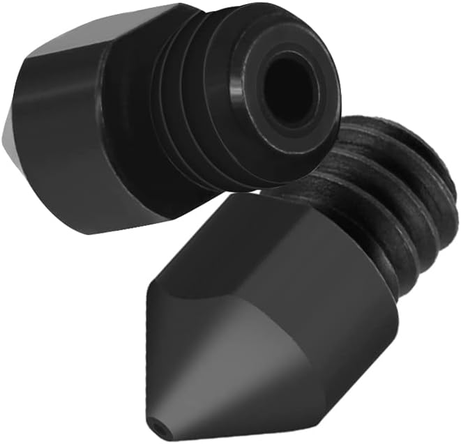 Funien MK8 Nozzle, 3pcs Hardened Steel Nozzles 0.6mm for 1.75mm Filament for Ender 3/CR-10/CR-10S Pro/TEVO Tarantula Pro/TEVO Flash/Sapphire Pro 3D Printer Hotend Extruder : Industrial & Scientific