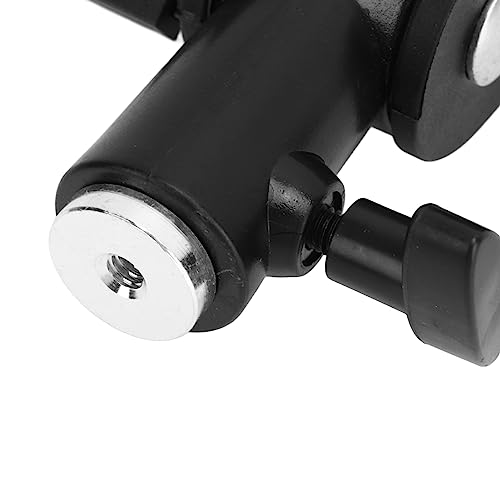 Soporte tipo S de montaje ajustable en ABS negro para iluminación de belleza 6