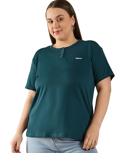 Image of CUPID Women Comfortable Cotton Round Neck Half Sleeve Casual T-Shirt, Sleep, Night, Yoga, Daily Gym n Lounge Wear Short Tee /Top for Girls
