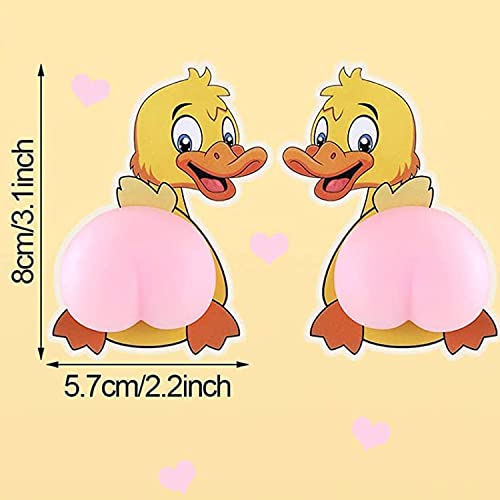 Diyfixlcd 7 Pairs 3D Cartoon Car Sticker Decorative Mute Cute Car or Household Appliance Silicone Anti-Collision Strip Sticker for Rearview Mirror Car Door and Windows Frame Stickers - Thumbnail 2