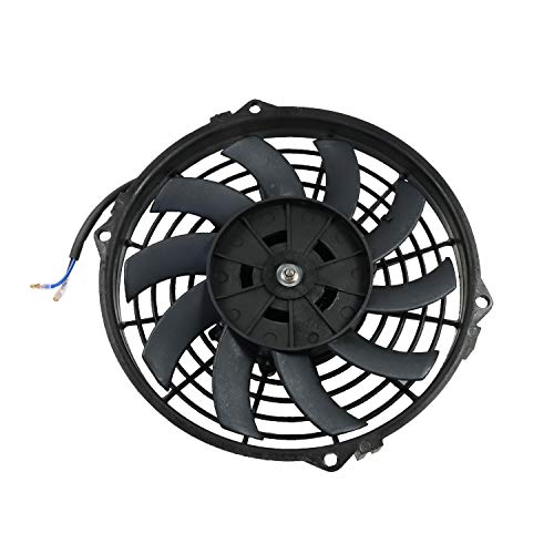 Jdmspeed New Universal Slim Fan Push/Pull Electric Radiator Cooling Engine Kit 12V 80W 9 Inch #TOP6