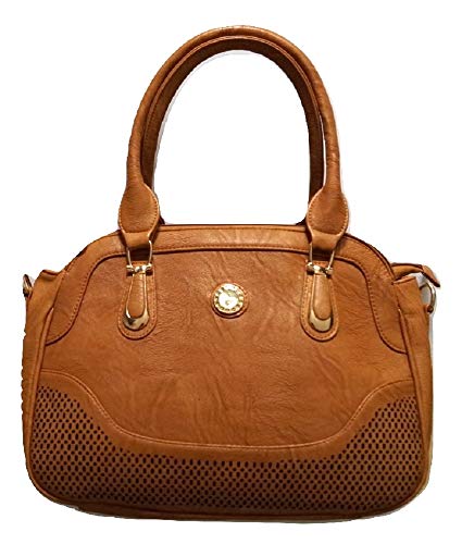 Ruwado Sac à main pour femme avec bandoulière - Beige Design classique et élégant pour toutes les occasions - Dimensions : 38 x 28 x 20 cm Cover