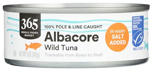365 by Whole Foods Market, Albacore Tuna in Water, 5 Ounce