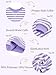 Haloumoning Girls Striped Crewneck Sweatshirt Kids Long Sleeve Oversized Fashion Pullover Tops Fall Clothes 5-14 Years Purple