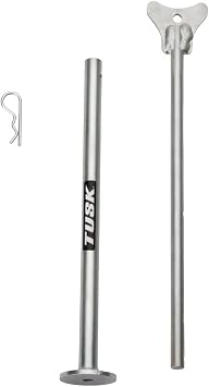 Tusk MotoCrutch Motorcycle Stand Adjustable Kickstand Support (1119 in), Zinc-Plated Heavy-Duty Steel