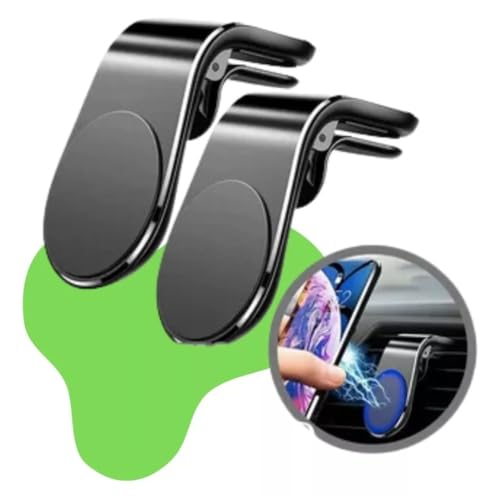 Suporte Veicular Magnético Automotivo Para Celular Cor Black Universal