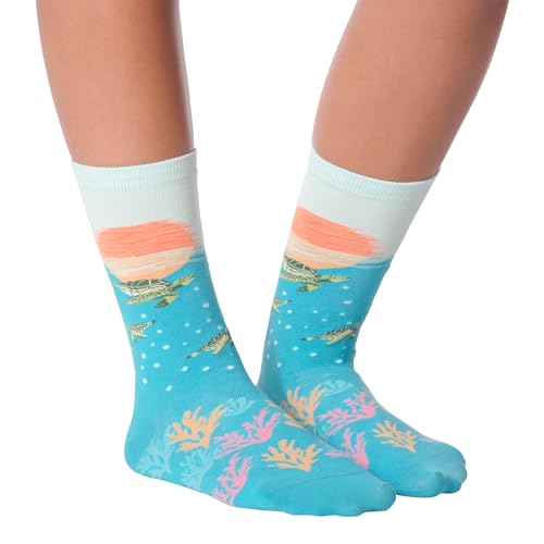 Image of K. Bell Women's Animal Novelty Crew Socks