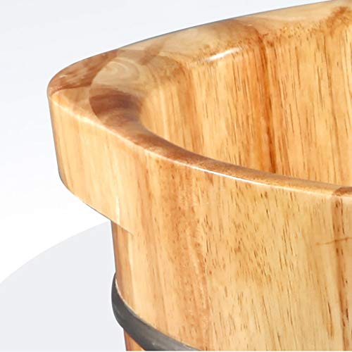 Masajeador de pies Katzowen madera sólida con tapa miniatura 7