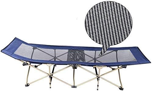 Portable Pliable Lit Lit Pliant Ventilation Bureau Plage Lit Personnes ?gées Enceintes Balcon Salon Oxford Tissu Meubles De Bureau à Domicile (Couleur: Bleu Taille: 190 67