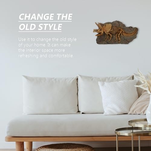 Dinosaure décoratif marron pour mur de chambre ou bureau - 5