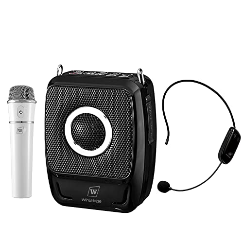 拡声器 ポータブルスピーカー ハンドマイク 2人同時使用 ハンズフリー拡声器 Amazon.co.jp: SHIDU ワイヤレス ハンズフリー拡声器 小型 高