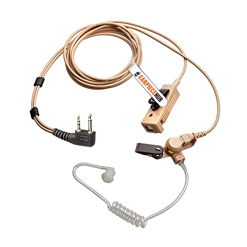 Auriculares acústicos de 2 pines de policarbonato ICOM con acabado Premium
