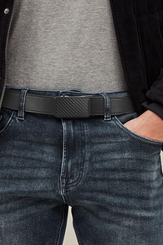 Micro-Adjust Ratchet Genuine Leather Belt Men 1 3/8" Dress Pants Executive Classic2