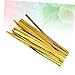 BCOATH 800pcs Golden Ties Candy Bag Ties Wrapping for Treat Bags Sturdy and Festive Closure for Party Favors for and Holiday Wrapping