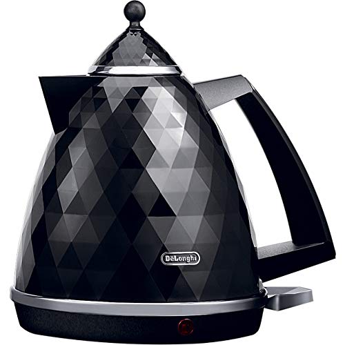 DeLonghi Brilliante Kettle anti-scale filter 1.7 Liters 360 swivel base KBJ3001BK Black