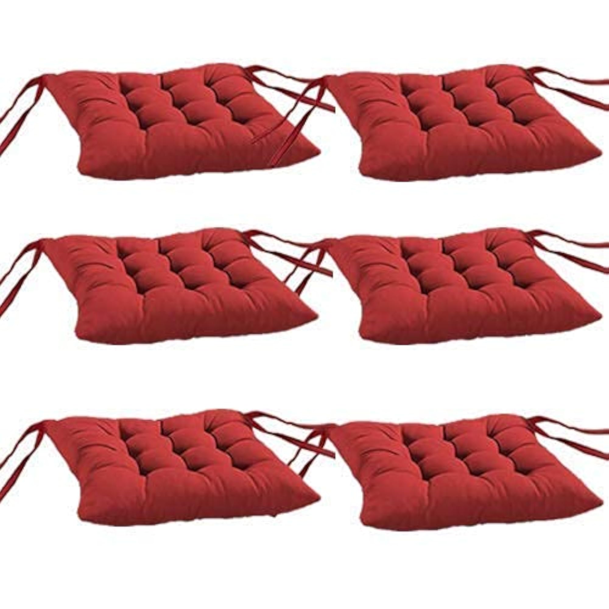 Durable Geometric Printed Microfiber Square Chair Pad Cushion
