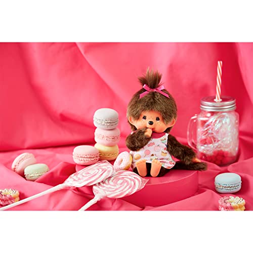 Bandai Monchhichi Peluche Monchhichi Pop & Candy Peluche Iconique des années 80 Peluche Toute Douce 20 cm pour Enfants et Adultes SE233861 - vue 7