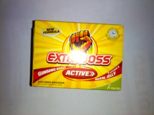 Extra Joss Active Energy Drink Powder, 1 Pack (12 Sachets @4gr)