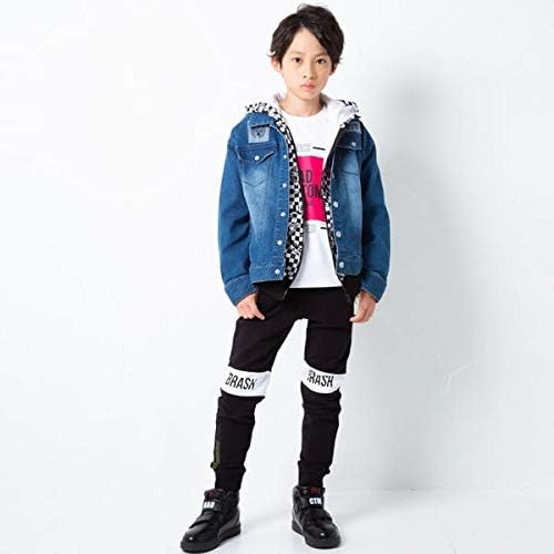 Amazon ラッドカスタム Rad Custom バックプリント ストレッチ デニム Big Gジャン 90cm 160cm コート ジャケット 通販