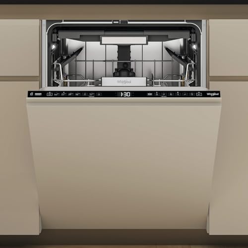Whirlpool W7I HF60 TU - Lavavajillas (60 cm, 15 cubiertos, desaparición total, clase energética A, negro)