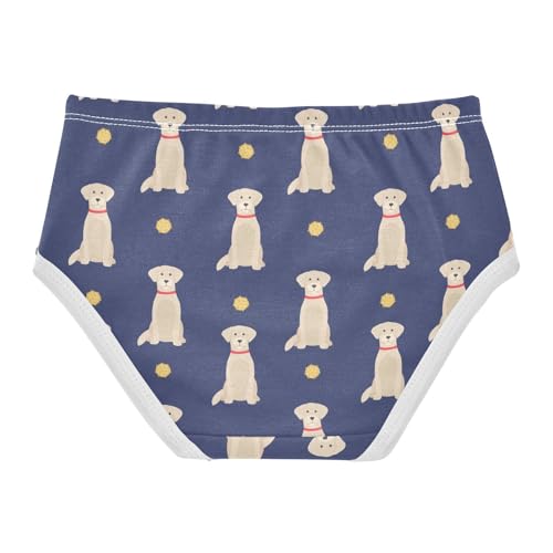 Little Girl Underwear Toddler Panties Kids Undies Golden Retriever Dogs Soft Cotton Briefs 2T-8Y2
