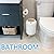 URALFA Motion Sensor Trash Can with Lid, 3 Gallon / 11 L Automatic Bathroom Trash Can, Touchless Trash Bin, Smart Plastic Garbage Can with Removable Legs for Bathroom, Bedroom, Kitchen, Office, White