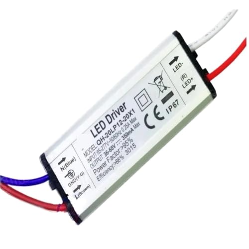 Driver LED 20W DC30-68V étanche IP67 pour alimentation constante