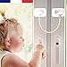 Securite Fenetre & Placard enfant [x3 PIECES] + EBOOK Incluido | Norma EU | Entrabador Cajones Sin Taladro | Bloque Puerta, Cierre Bloqueo , Horno | Kit Casa PVC Bebé, BONUS Protege Doigt Puerta