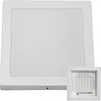 Painel Plafon Luminária De Led Quadrado Sobrepor 24w Bivolt Cor branco frio 6500k